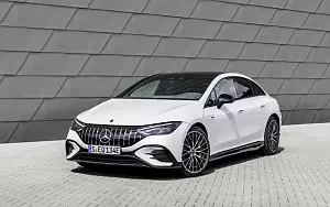 Mercedes-AMG EQE 53 4MATIC+ (Diamond White Metallic)      4K Ultra HD