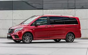 Mercedes-Benz V-class Designo Hyacinth Red Metallic      4K Ultra HD