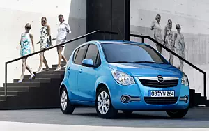 Девушка и автомобиль Opel обои для рабочего стола 4K Ultra HD