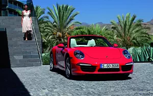 Девушка и автомобиль Porsche обои для рабочего стола 4K Ultra HD