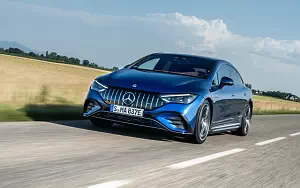 Mercedes-AMG EQE 53 4MATIC+ (Sodalite Blue Metallic)      4K Ultra HD