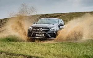 Off Road 4x4 car Mercedes-Benz GLE 350 d 4MATIC Coupe AMG Line wallpapers 4K Ultra HD