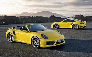 Porsche 911 Turbo S Cabriolet      4K Ultra HD