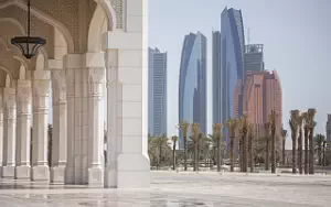 Абу-Даби город обои для рабочего стола 4K Ultra HD