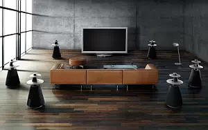 Bang & Olufsen BeoVision 4 103 with BeoLab 5 and BeoSound 5 wallpapers 4K Ultra HD