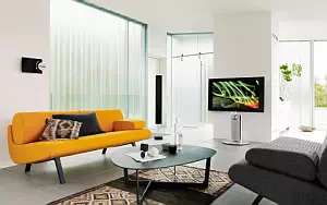 Bang & Olufsen BeoVision 7 40 3D with BeoLab 8002 and BeoSound 5 Encore and Beo6 wallpapers 4K Ultra HD